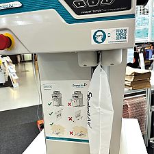 Detail Packplatzkonzept von FMS-Technik und tradepack