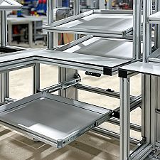 Details Arbeitstisch Mechanische Grundelemente FMS-Technik AG