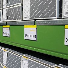 Etikettenträger Regalkennzeichnung Visuelles Management Orgatex FMS-Technik AG