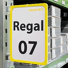Regalkennzeichnung Visuelles Management Orgatex FMS-Technik AG