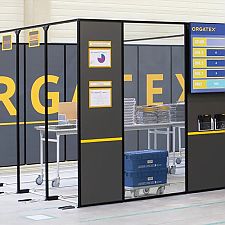 FiFo-Bahnhof Materialbereitstellung Materialfluss Orgatex FMS-Technik AG