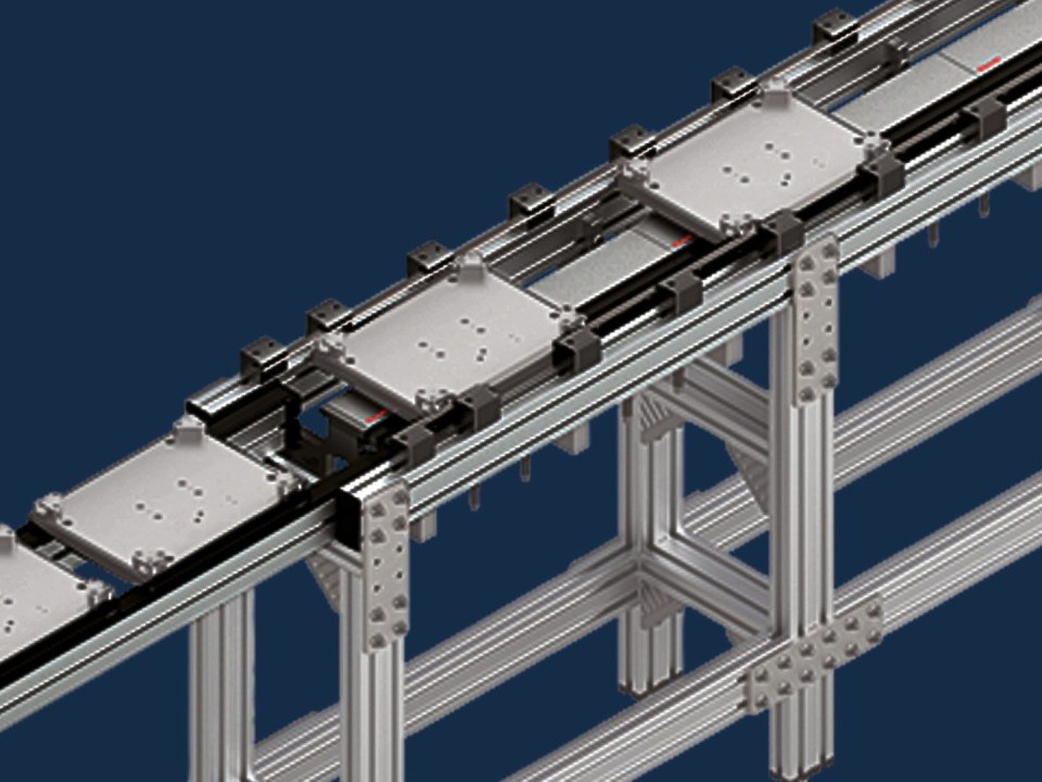 Transfersystem TS 2 Booster Fördertechnik Transfertechnik FMS-Technik AG