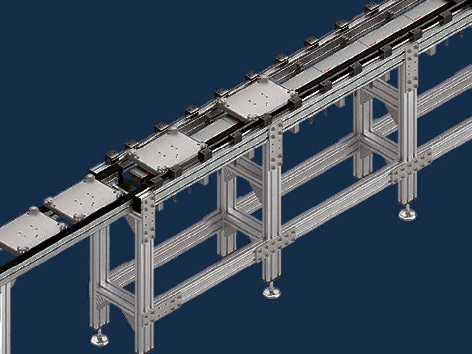 Transfersystem TS 2plus Fördertechnik Transfertechnik FMS-Technik AG
