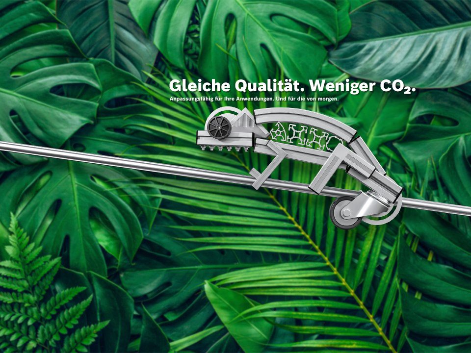 Chamäleon Bosch Rexroth Low Carbon Aluminiumprofile FMS-Technik AG