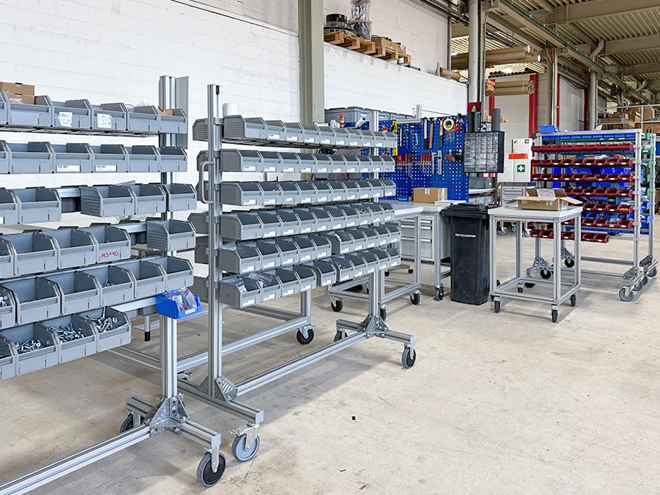 Regale Gestelle Mechanische Grundelemente FMS-Technik AG